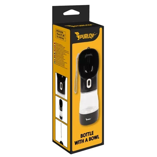 Putna Boca s Posudom za Pse 27/7/7cm 200ml/100ml