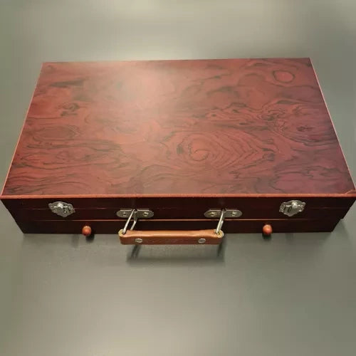 Slikarski Set u Koferu 129 Dijelova s Drvenom Kutijom 23.5 x 38 x 8 cm