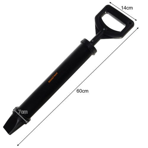 Građevinska Ručna Pumpa za Masu 60 x 14 cm Crna, 850 ml, 4 Mlaznice