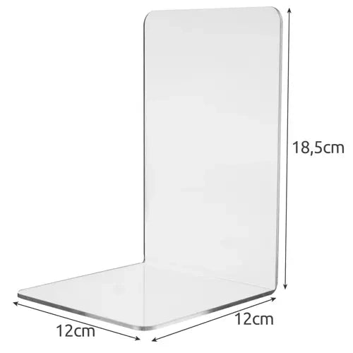 Set Prozirnih Stalka za Knjige 6 Komada 18.5 x 12 x 12 cm