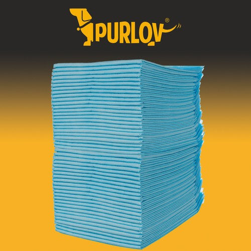 Higijenske Podloge 60x90 cm, 50 Komada + 30 Vrećica za Izmet, Plavo/Bijelo