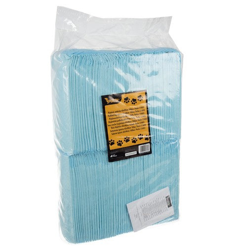 Higijenske Podloge 60x90 cm 100 Komada s Vrećicama za Izmet 30 Komada Plavo/Bijelo