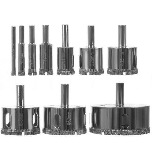 Set Dijamantnih Krunica za Bušenje 10 Komada 6-68 mm