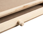 Drvena Puzzle Ploča s 4 Ladice 89 x 69 x 3.5 cm Smeđa