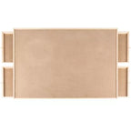 Drvena Puzzle Ploča s 4 Ladice 89 x 69 x 3.5 cm Smeđa