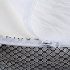 Ortopedski Jastuk za Stolac ili Auto, 46 x 36 x 11 cm, Bijelo/Sivi