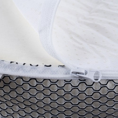 Ortopedski Jastuk za Stolac ili Auto, 46 x 36 x 11 cm, Bijelo/Sivi