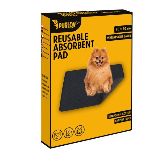 Higijenska Podloga za Kućne Ljubimce 70x50 cm Crna