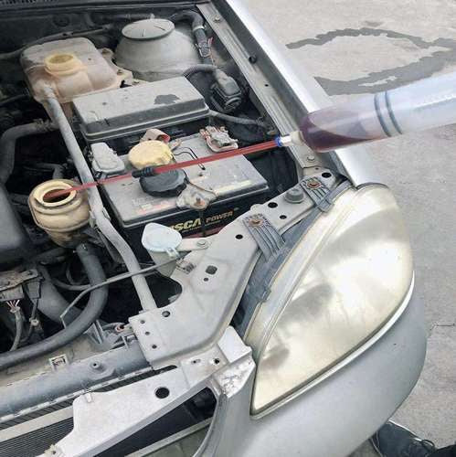 Štrcaljka za Ekstrakciju Ulja i Tekućina 200 ml s Dva Crijeva