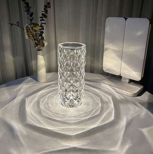 Lampa s Projektorom Ruže, 9 x 21 cm, Prozirna, LED, 16 Boja