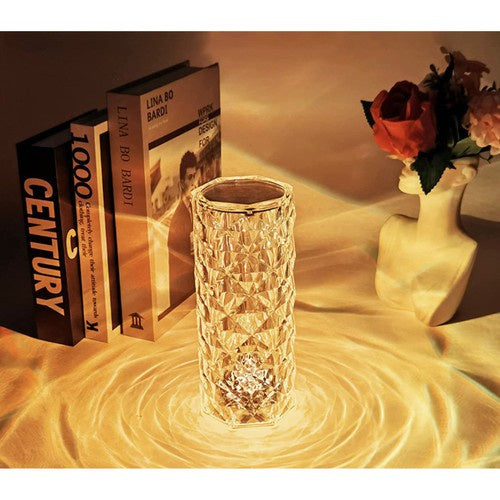 Lampa s Projektorom Ruže, 9 x 21 cm, Prozirna, LED, 16 Boja