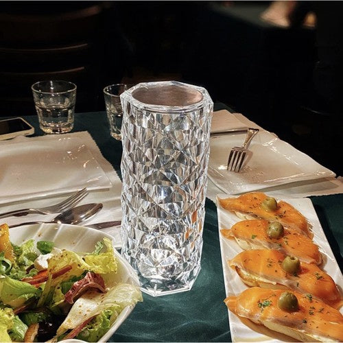 Lampa s Projektorom Ruže, 9 x 21 cm, Prozirna, LED, 16 Boja