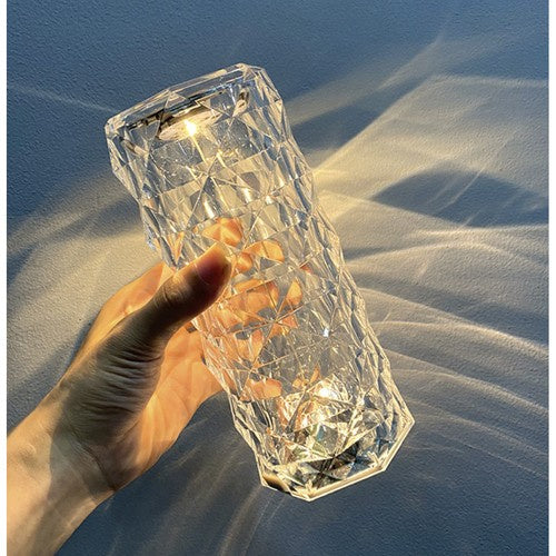 Lampa s Projektorom Ruže, 9 x 21 cm, Prozirna, LED, 16 Boja