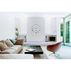 DIY Zidni Sat 60-130 cm Srebrni, 3D Efekt, Tihi Mehanizam