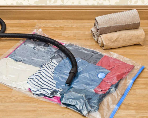 Set Vakuumskih Vrećica 15 Komada 50x70cm, 60x80cm, 70x100cm Prozirno/Plavo