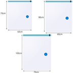 Set Vakuumskih Vrećica 15 Komada 50x70cm, 60x80cm, 70x100cm Prozirno/Plavo