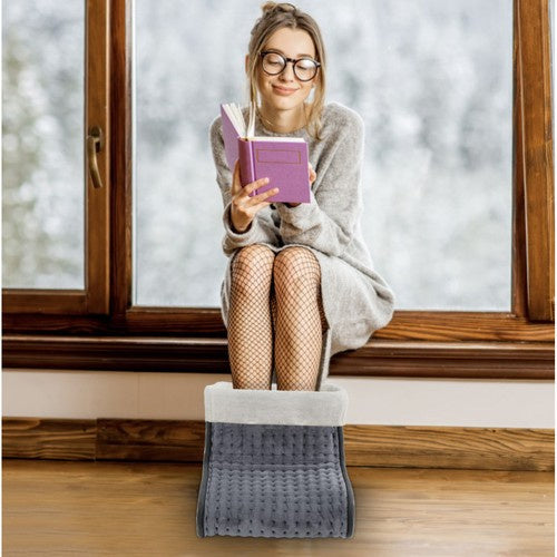 Električni Grijač Za Stopala S Daljinskim, 30 x 30 x 24 cm, Siva