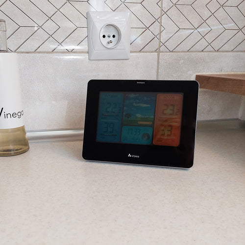 Bežična Meteo Stanica s LCD Ekranom i Vanjskim Senzorom 17.5x7x13cm