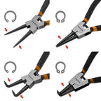 Set Kliješta za Seger Prstene 4 Komada, Crna