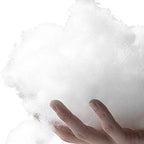 Debeli Okrugli Krevet za Pse i Mačke M, Sivi, 60 x 15 cm