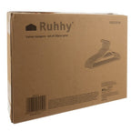 Baršunaste Vješalice za Odjeću 20 Komada 22.5 x 45 x 0.6 cm Sive