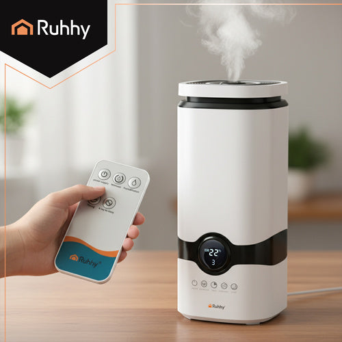 Ultrazvučni Ovlaživač Zraka s Ionizatorom i Aromaterapijom 4l Bijeli