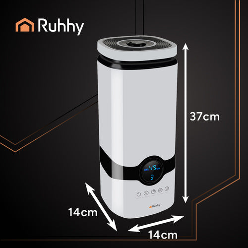 Ultrazvučni Ovlaživač Zraka s Ionizatorom i Aromaterapijom 4l Bijeli