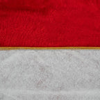 Božićna Prostirka za Bor 90 cm Crveno-Bijelo-Zlatna