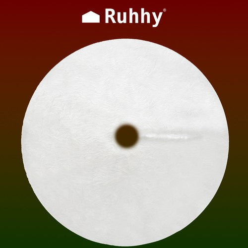 Bijeli Tepih za Ispod Božićnog Bora 120 cm