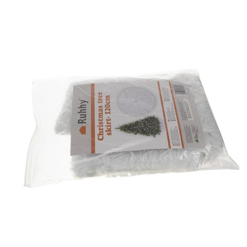 Bijeli Tepih za Ispod Božićnog Bora 120 cm