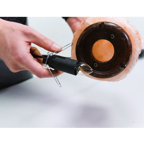 Solna Lampa/Ionizator 3-5kg s Podesivim Osvjetljenjem, 12x23cm, Narančasta