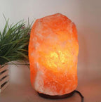 Solna Lampa/Ionizator 3-5kg s Podesivim Osvjetljenjem, 12x23cm, Narančasta