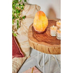 Solna Lampa/Ionizator 3-5kg s Podesivim Osvjetljenjem, 12x23cm, Narančasta