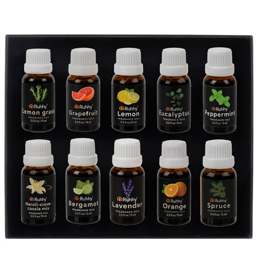 Set Mirisnih Ulja 10 x 15 ml u Poklon Kutiji