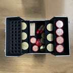 XL Kozmetički Kofer 42.5 x 35 x 24.5 cm Crno-Srebrni