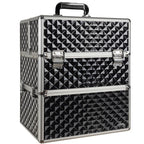 XL Kozmetički Kofer 42.5 x 35 x 24.5 cm Crno-Srebrni
