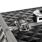 XL Kozmetički Kofer 42.5 x 35 x 24.5 cm Crno-Srebrni