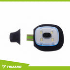 Zimska Kapa s LED Svjetiljkom, USB Punjenje, Crna, 20 x 21 cm