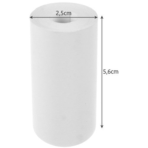 Termalni Papir za Mini Printer, Set od 5 Rola, 5.6 cm, Bijeli