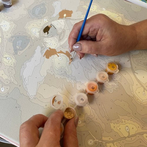 Slikanje po Brojevima 40x50 cm Lisica, Platno na Drvenom Ramu