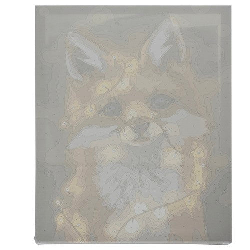 Slikanje po Brojevima 40x50 cm Lisica, Platno na Drvenom Ramu