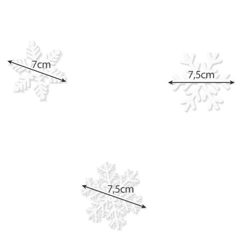 Božićne Naljepnice za Prozor PVC 7.5 cm