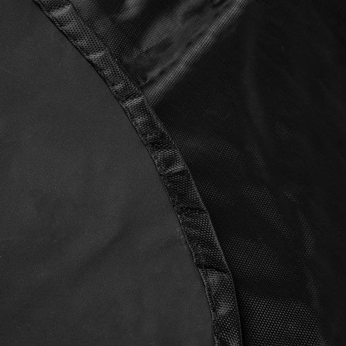 Crni Kišni Pončo s Vizorom, Univerzalna Veličina, 130 x 115 cm