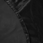 Crni Kišni Pončo s Vizorom, Univerzalna Veličina, 130 x 115 cm