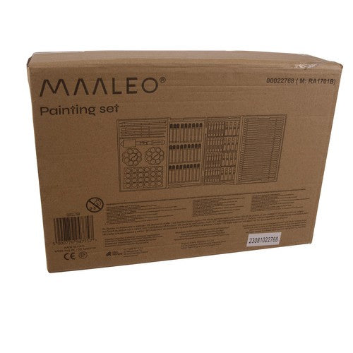 Slikarski Set u Koferu 144 Dijela, Roza, 34 x 23 x 8.5 cm