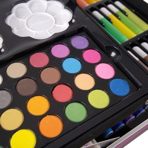 Slikarski Set u Koferu 144 Dijela, Roza, 34 x 23 x 8.5 cm