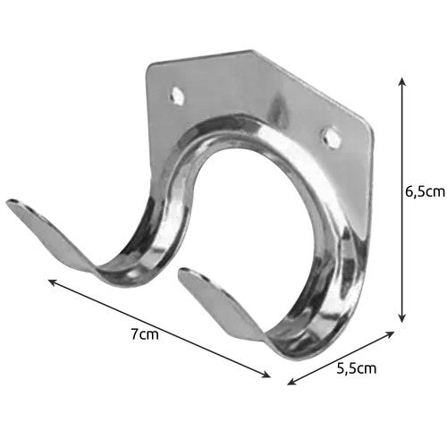 Metalni Vješalice za Alat 20 Komada, 6.5 x 7 x 5.5 cm, Srebrne