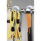 Metalni Vješalice za Alat 20 Komada, 6.5 x 7 x 5.5 cm, Srebrne