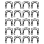 Metalni Vješalice za Alat 20 Komada, 6.5 x 7 x 5.5 cm, Srebrne