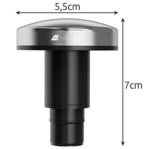 Grijaća Masažna Glava za Masažer 5.5 x 7 cm Crna/Srebrna